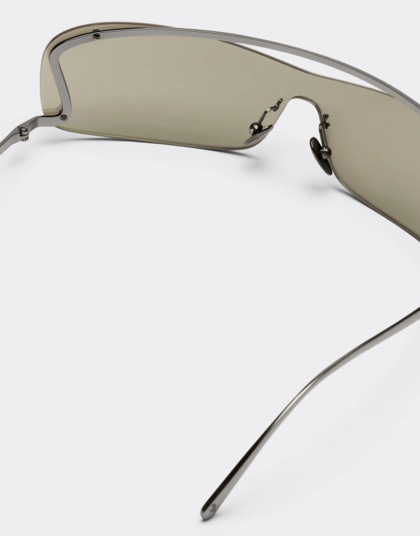 Ferrari Sunglasses With Silver Mirror Lenses