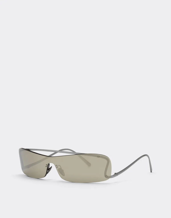 Ferrari Sunglasses With Silver Mirror Lenses