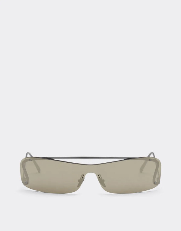 Ferrari Sunglasses With Silver Mirror Lenses