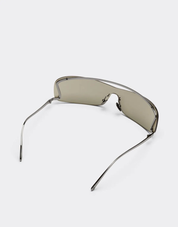 Ferrari Sunglasses With Silver Mirror Lenses