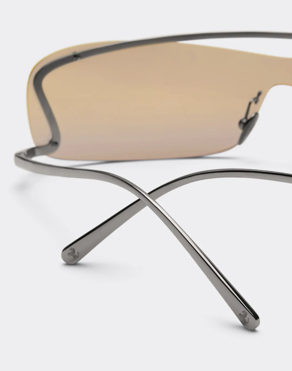 Ferrari Sunglasses With Rose Gold Mirror Lenses
