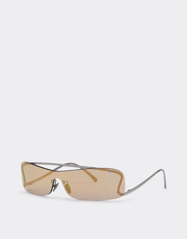 Ferrari Sunglasses With Rose Gold Mirror Lenses