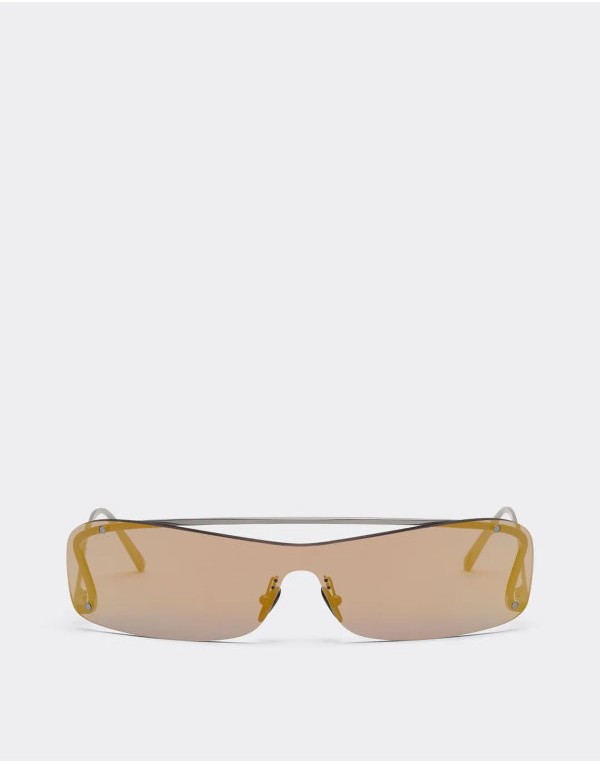 Ferrari Sunglasses With Rose Gold Mirror Lenses