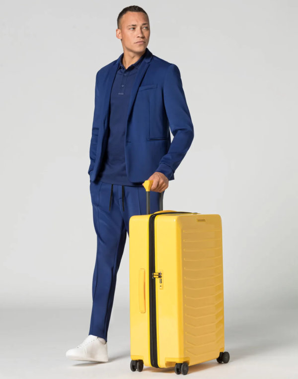 Porsche Design Roadster Expandable Hardside 30" Spinner Suitcase, Racing Yellow 