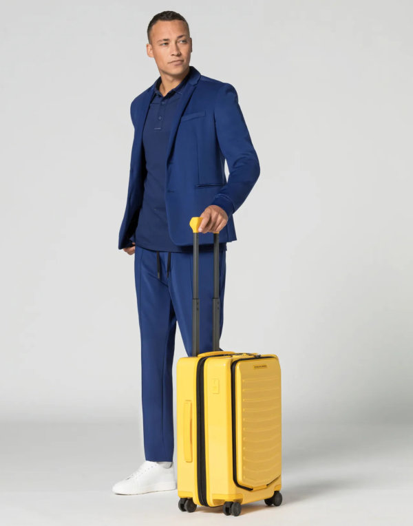 Roadster Hardcase Expandable Spinner 21" Carry-On Suitcase Yellow